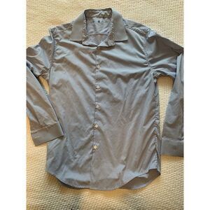 ministry of supply shirt mens M button down long sleeve Blue box‎